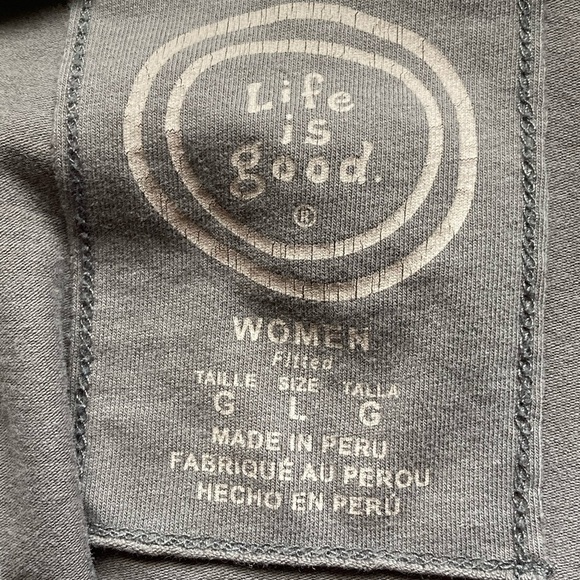 Life is Good T-shirt Sz Large - Picture 4 of 4